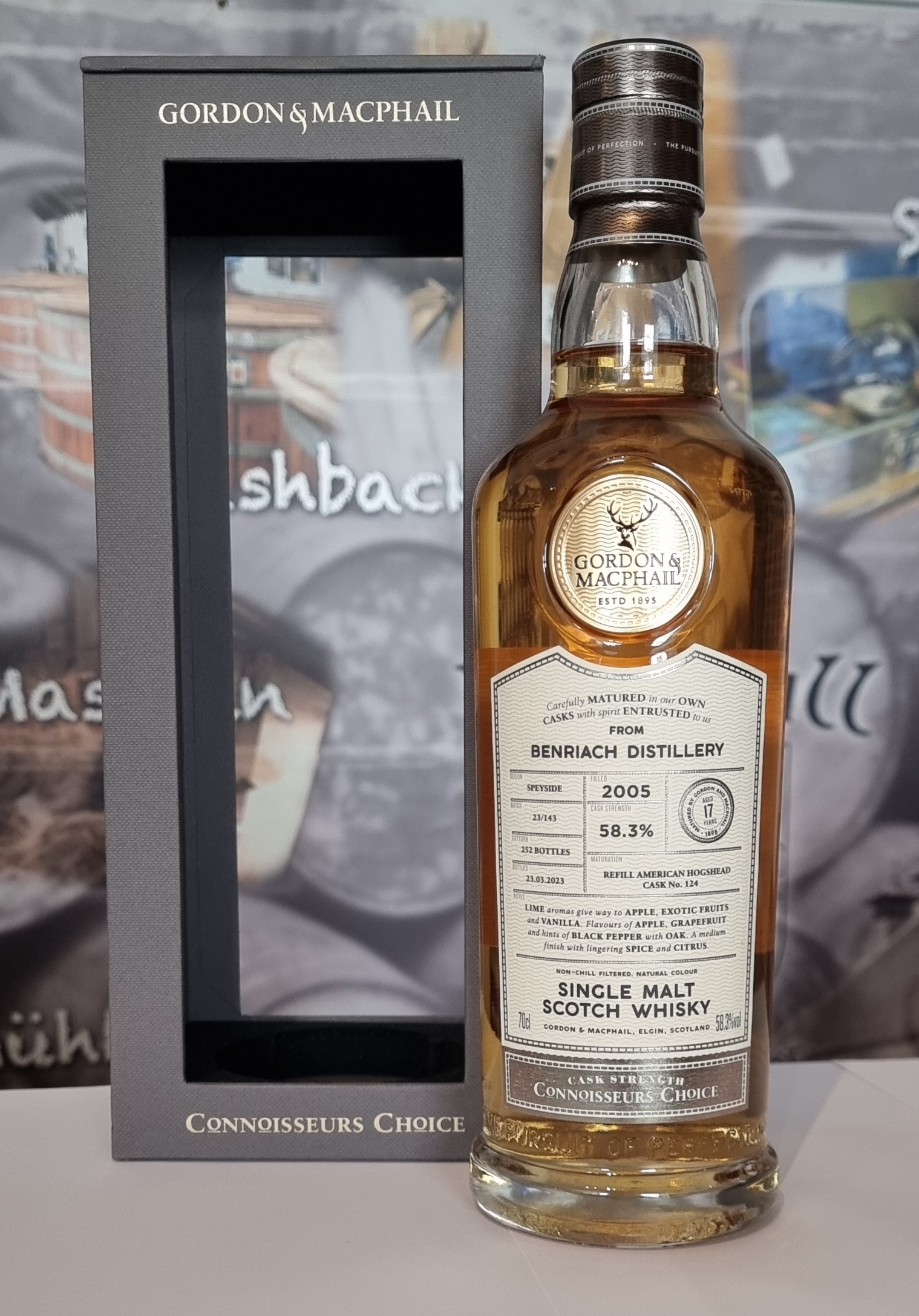 Gordon & MacPhail 'Connoisseurs Choice' BenRiach 2005 17 Years Old