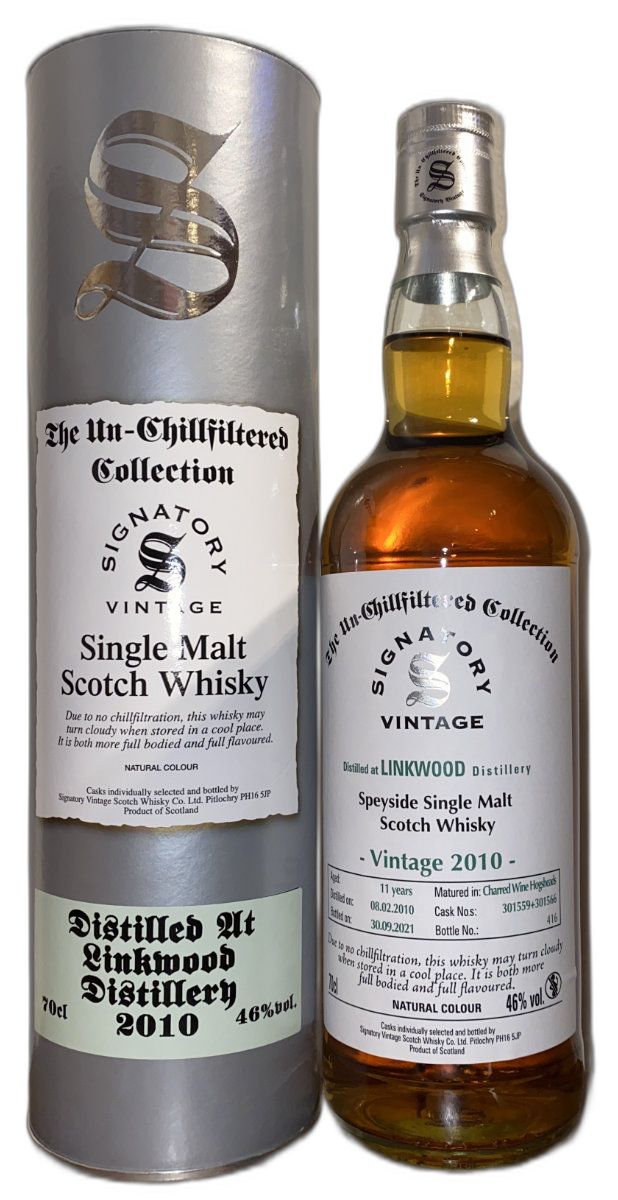 Signatory Vintage Linkwood 2010 11 Years Old