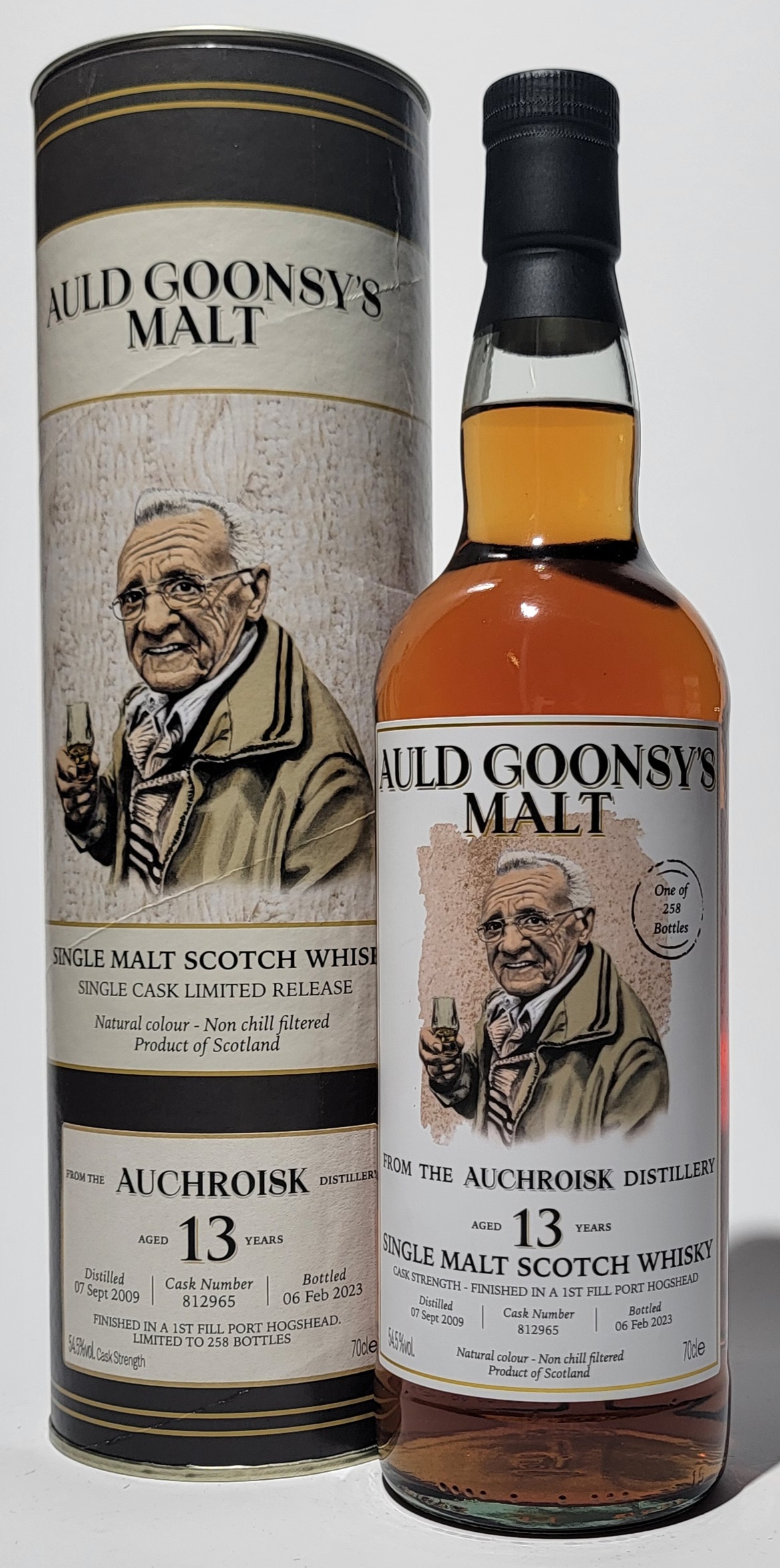 Auld Goonsy's Malt Auchroisk 2009 13 Years Old