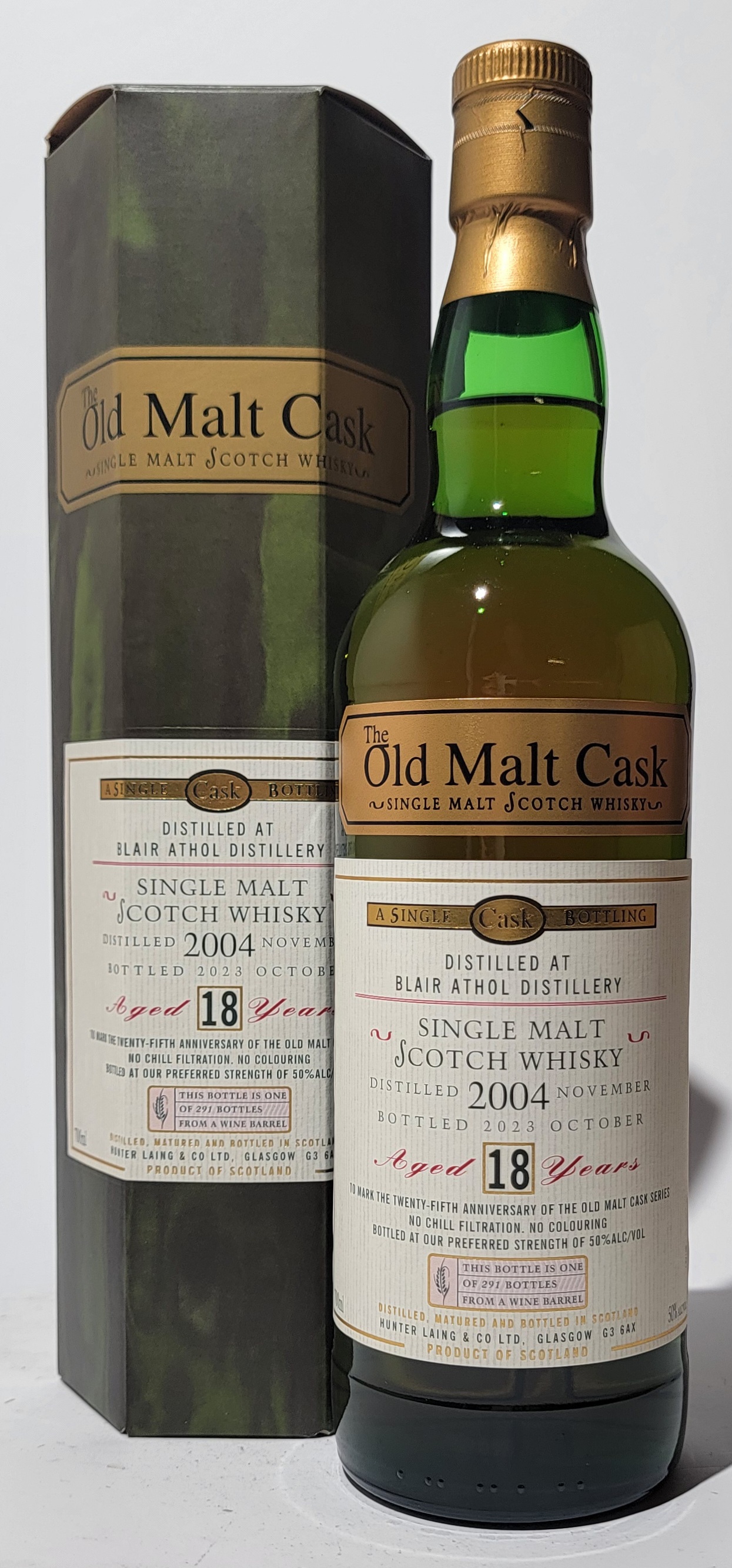 The Old Malt Cask Single Cask Blair Athol 2004 18 Years Old