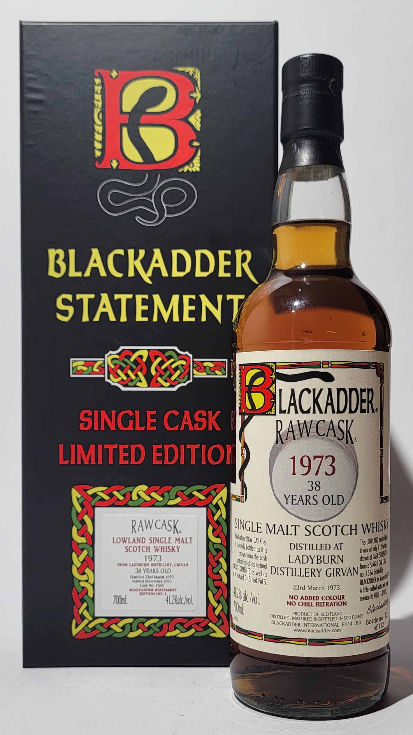Blackadder Statement Ladyburn 1973 38 Years Old
