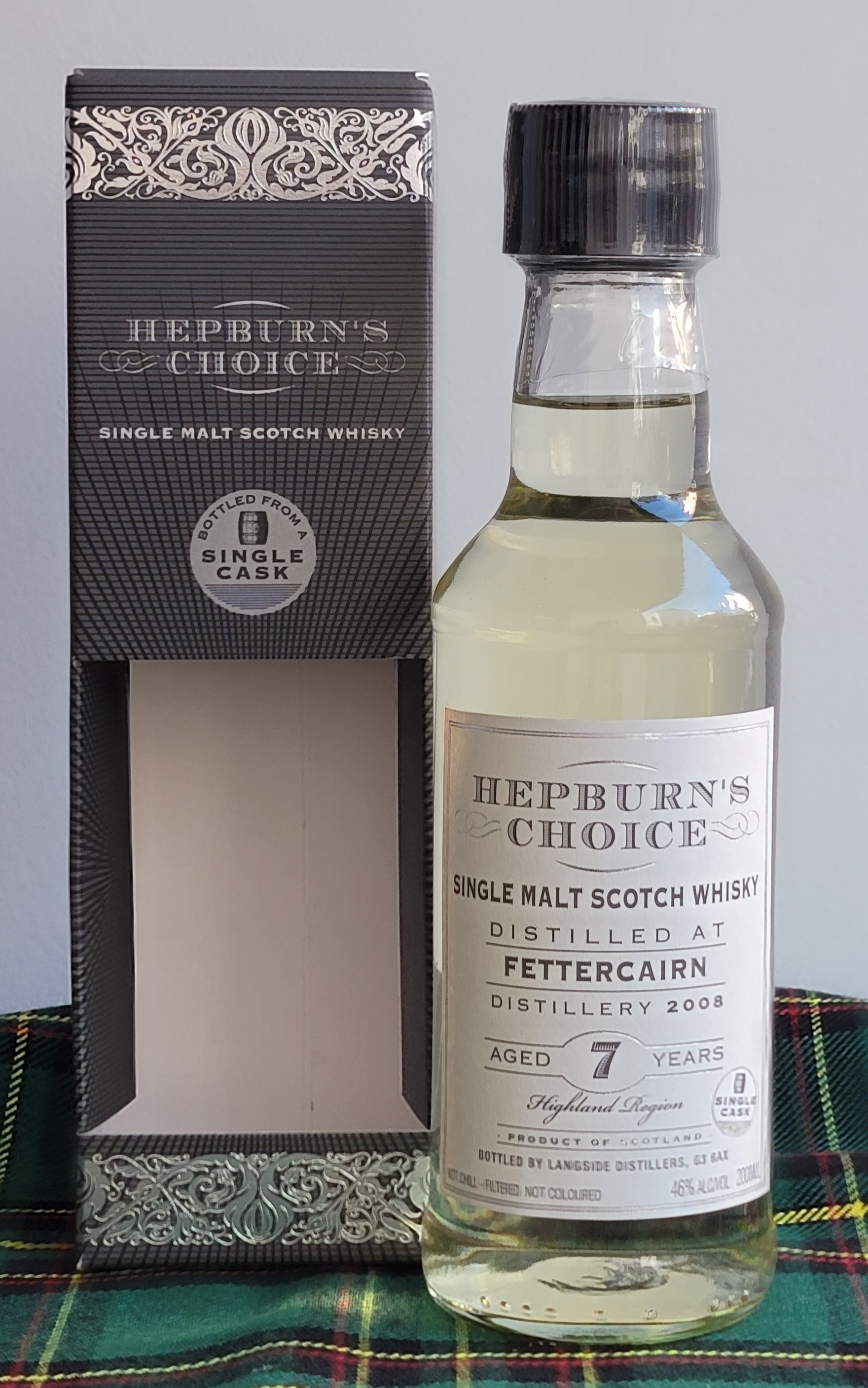 Hunter Laing 'Hepburn's Choice' Fettercairn 7 Years Old Mini