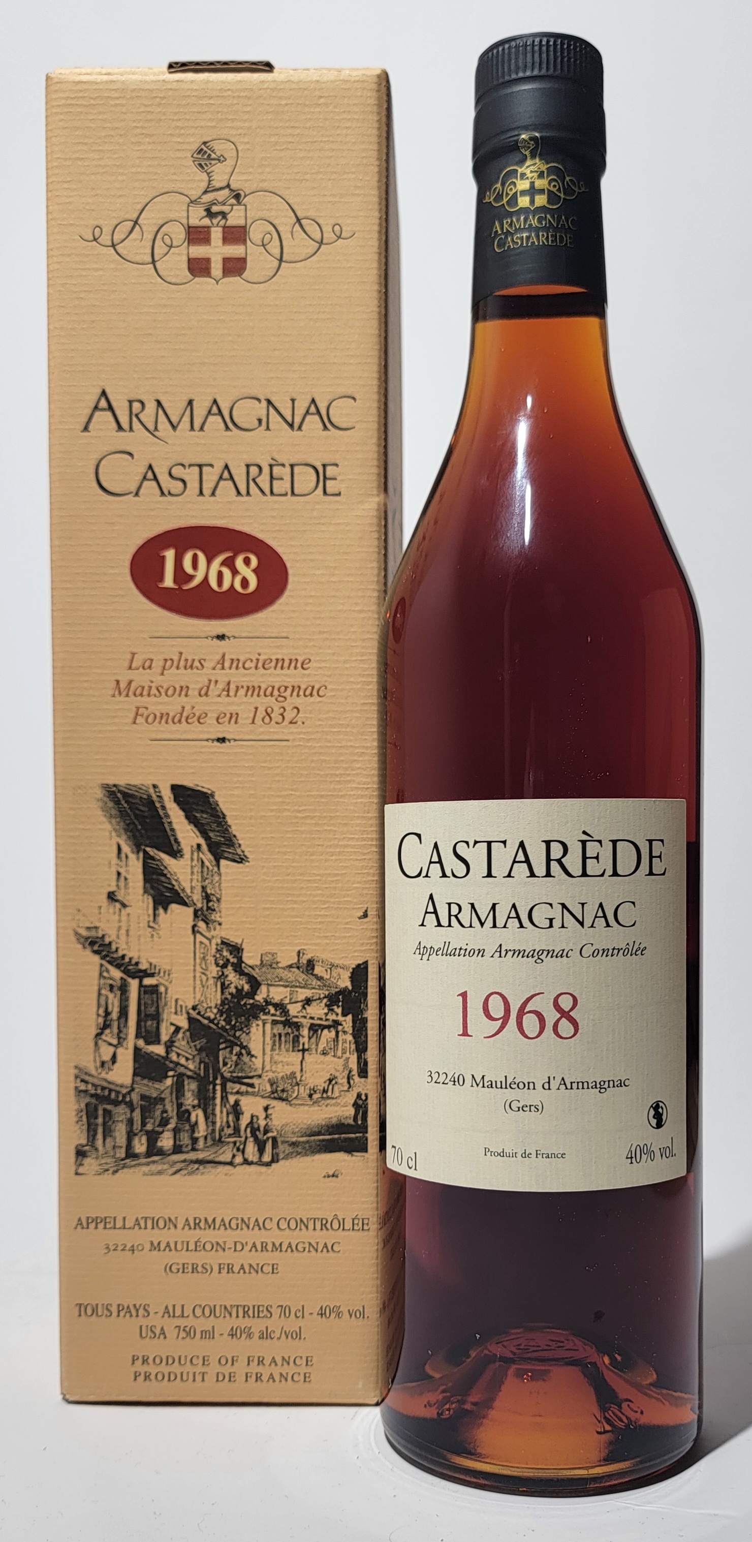 Armagnac Castarede 1968
