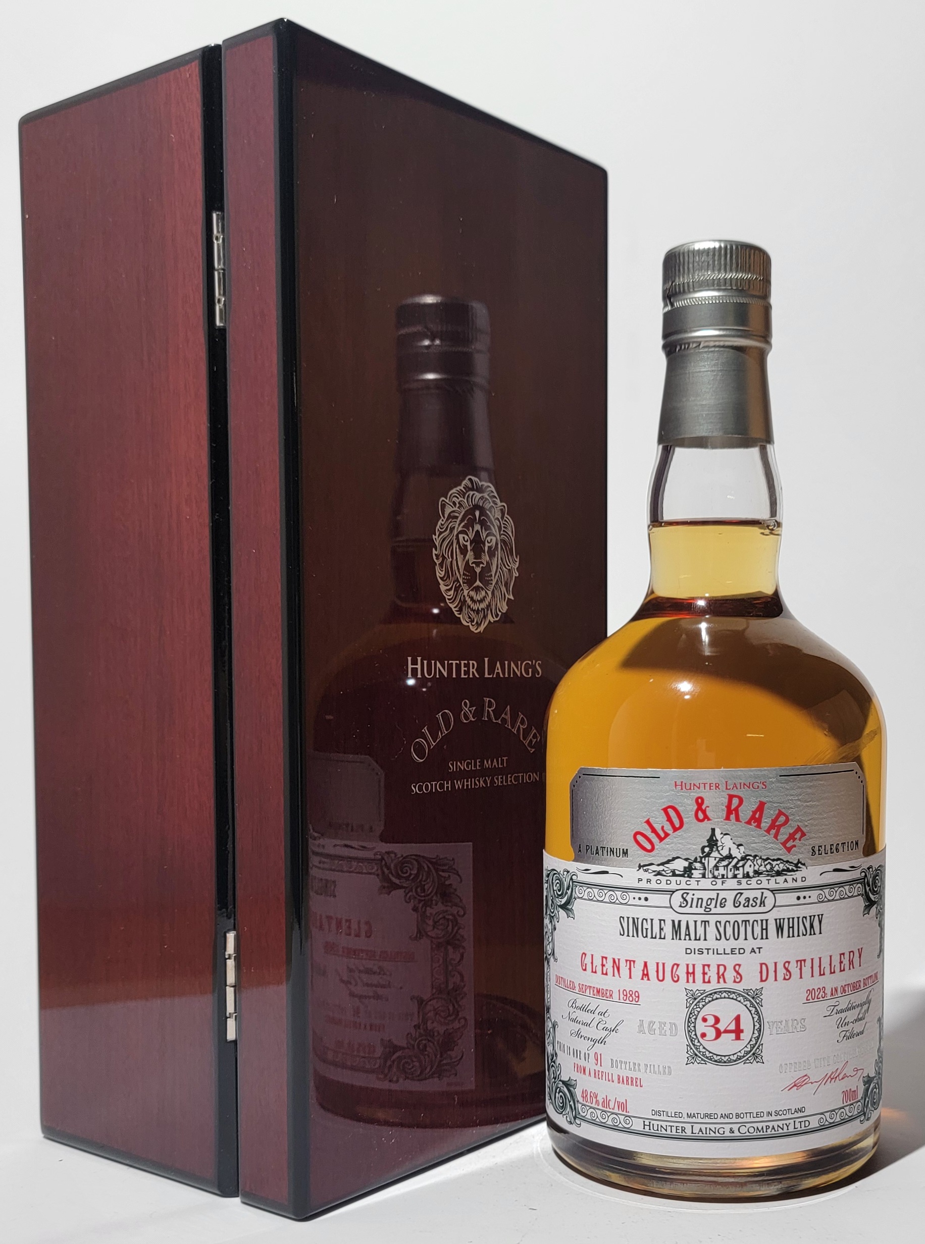 Hunter Laing 'Old & Rare' Glentauchers 1989 34 Years Old Hunter Laing 'Old & Rare' Glentauchers 1989 34 Years Old