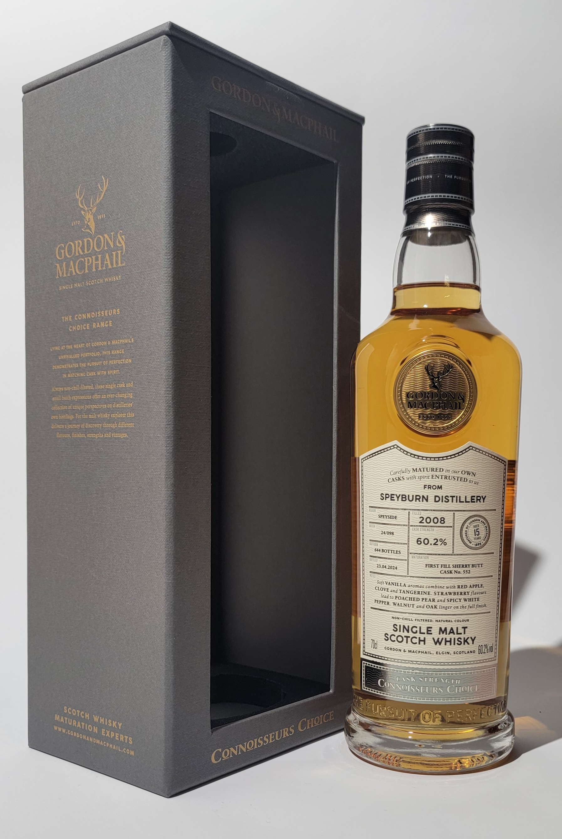 Gordon & MacPhail 'Connoisseurs Choice' Speyburn 2008 15 Years Old