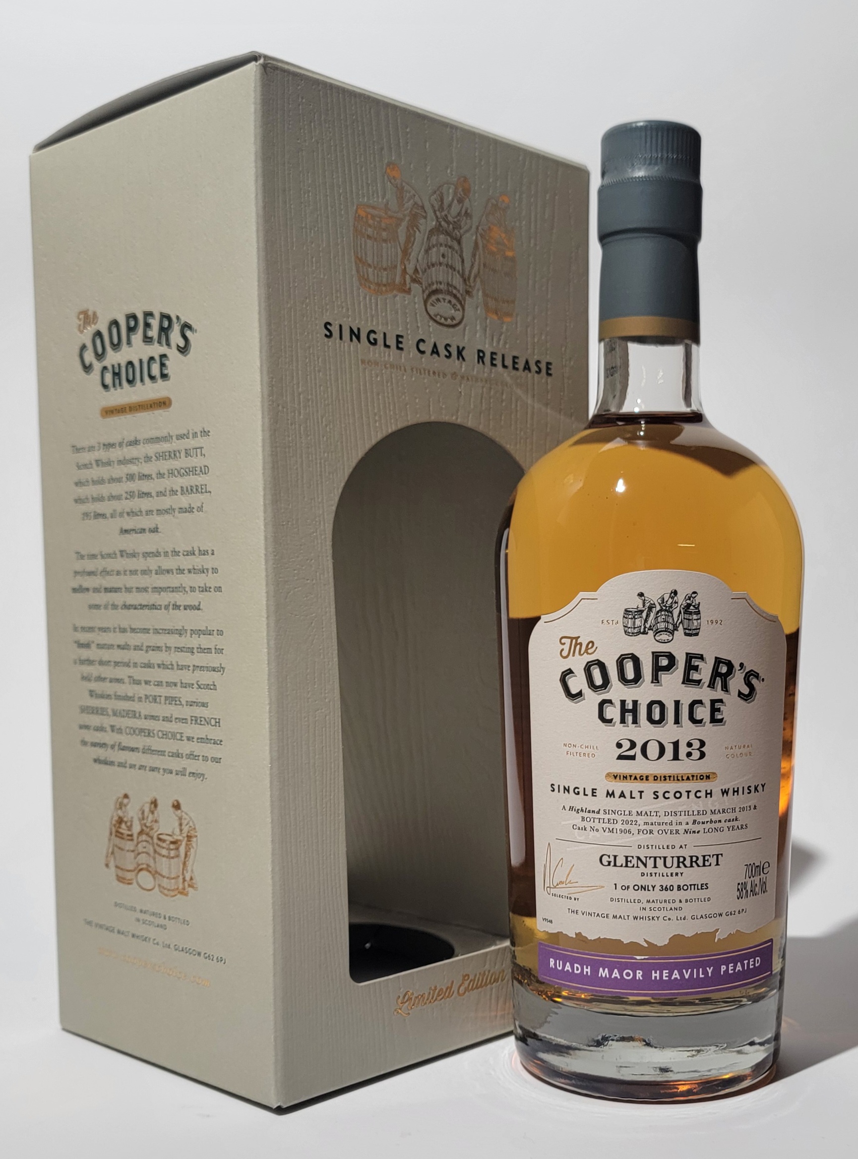 The Cooper's Choice Glenturret 2013 9 Years Old