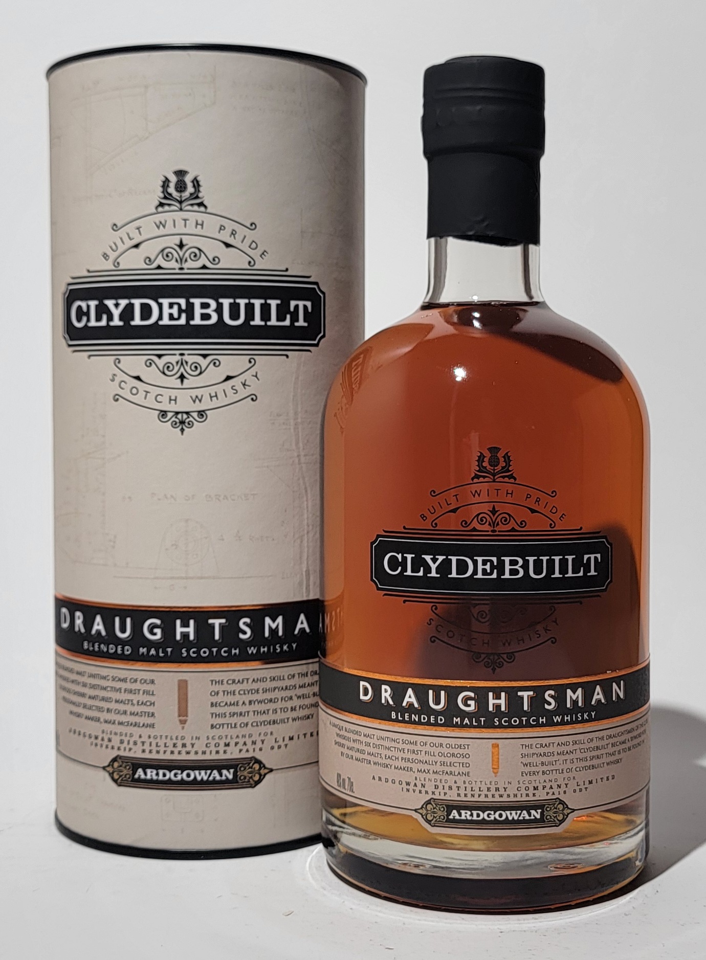 Ardgowan Distillery Clydebuilt 'Draughtsman' Ardgowan Distillery Clydebuilt 'Draughtsman'