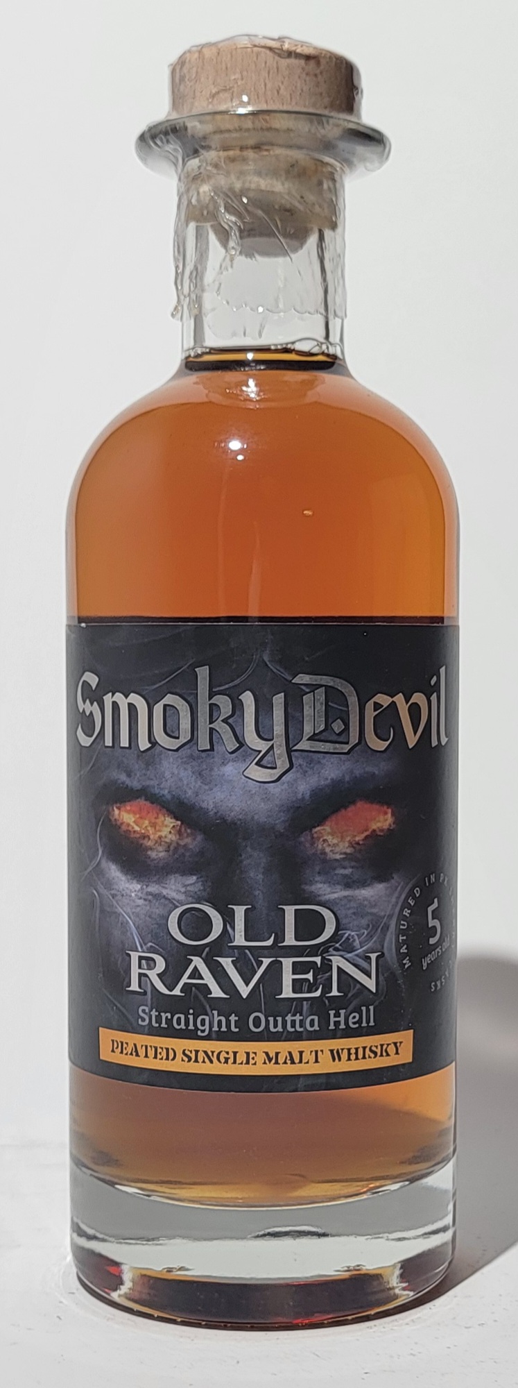 Old Raven Smoky Devil Peated 5 Years Old