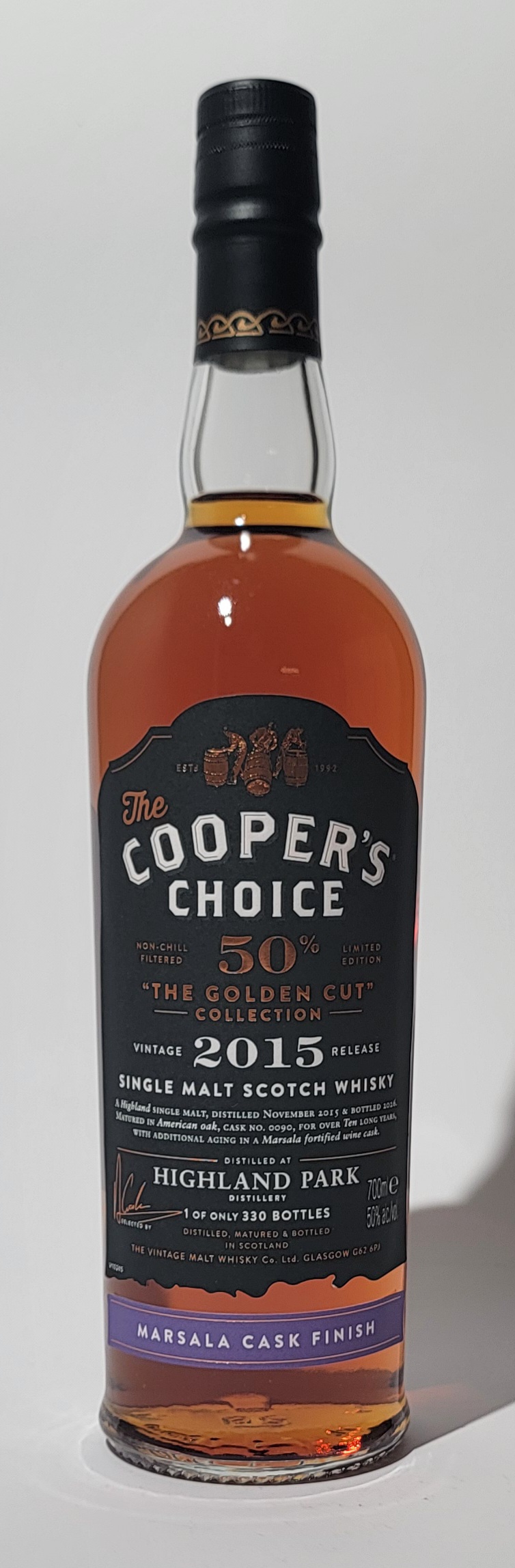 The Cooper's Choice 'THE GOLDEN CUT' Highland Park 2015 10 Years Old