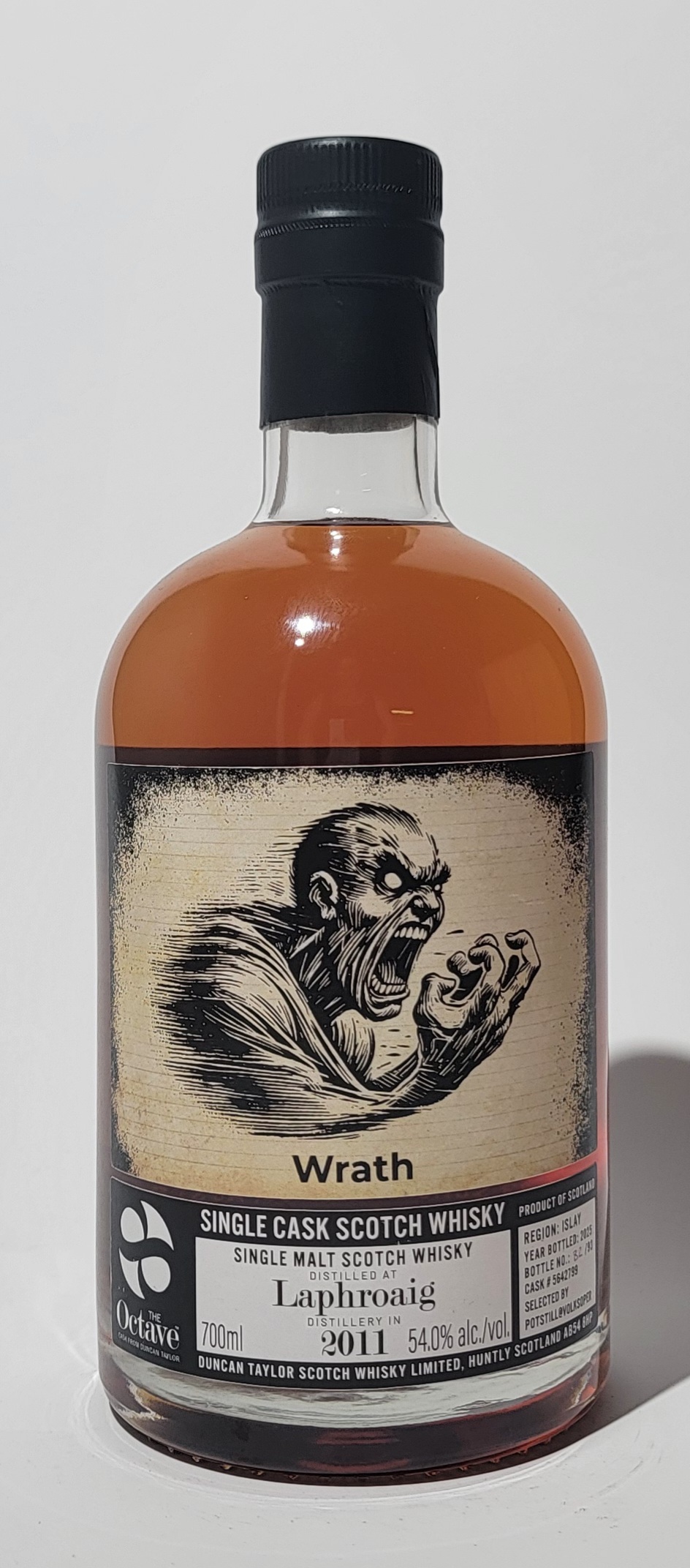 Duncan Taylor 'The Seven Deadly Sins: Wrath' Laphroaig 2011 14 Years Old
