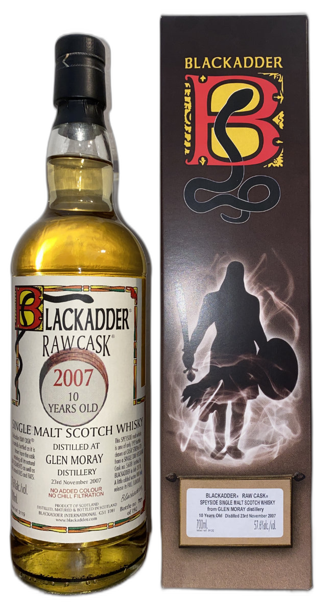 Blackadder Raw Cask Glen Moray 2007 10 Years Old