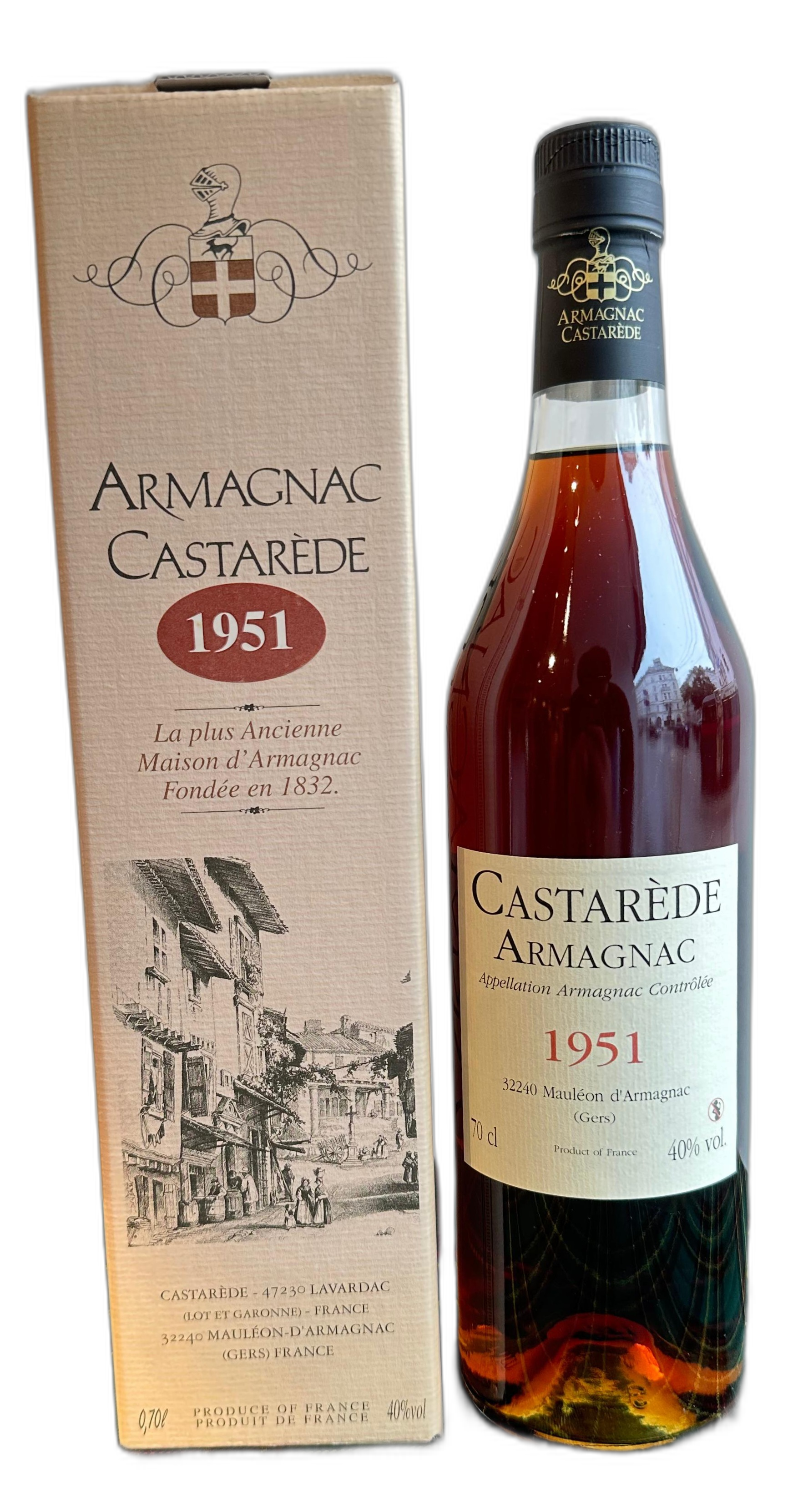 Armagnac Castarede 1951