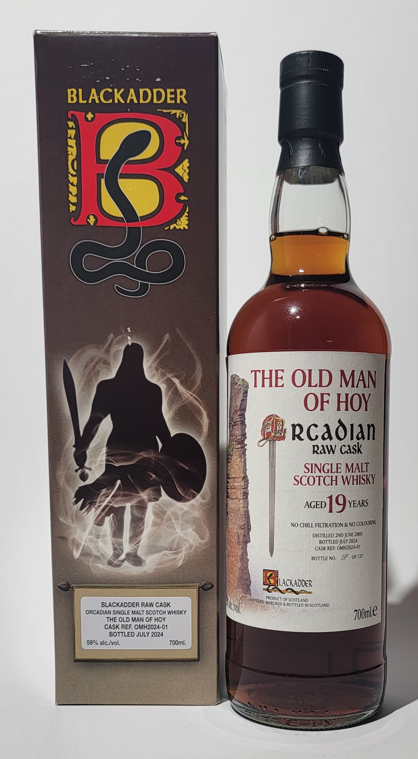 Blackadder Raw Cask 'Old Man of Hoy' 19 Years Old