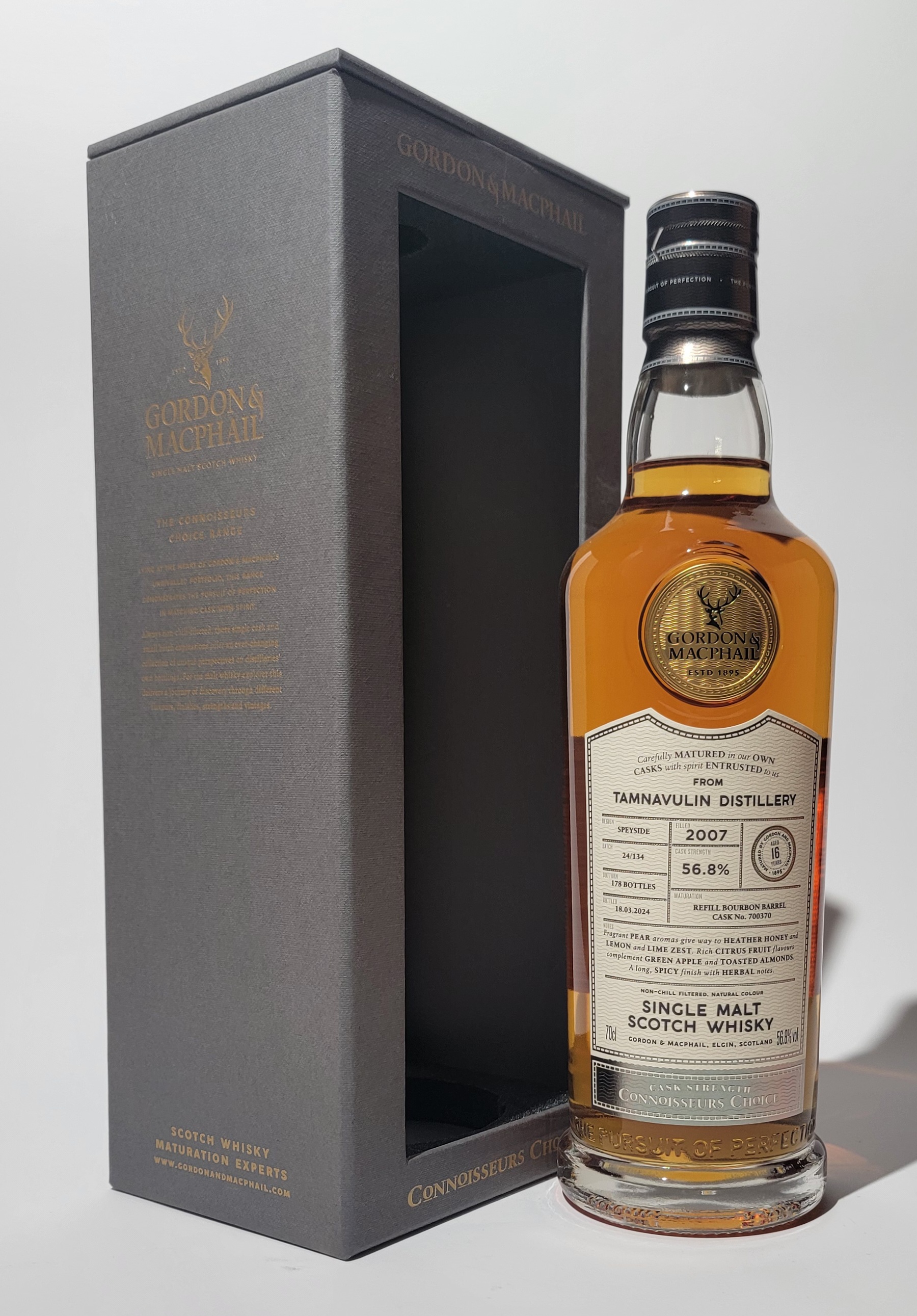 Gordon & MacPhail 'Connoisseurs Choice' Tamnavulin 2007 16 Years Old