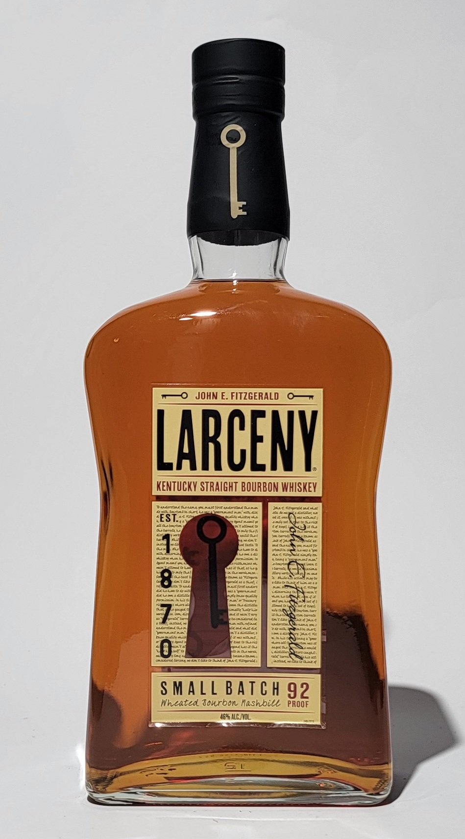 Larceny 92 Proof Small Batch Kentucky Straight Bourbon