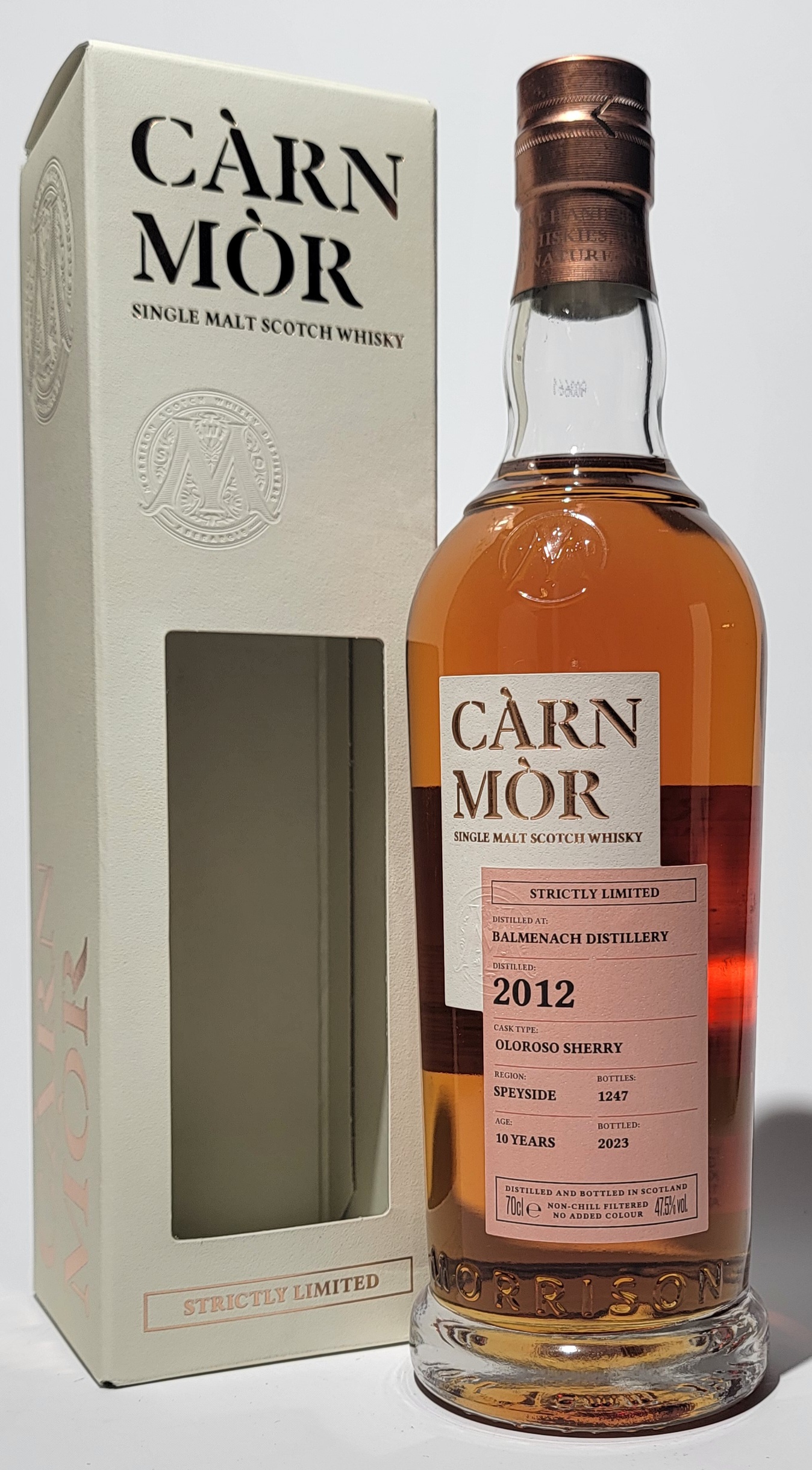 Carn Mor 'Strictly Limited' Balmenach 2012 10 Years Old
