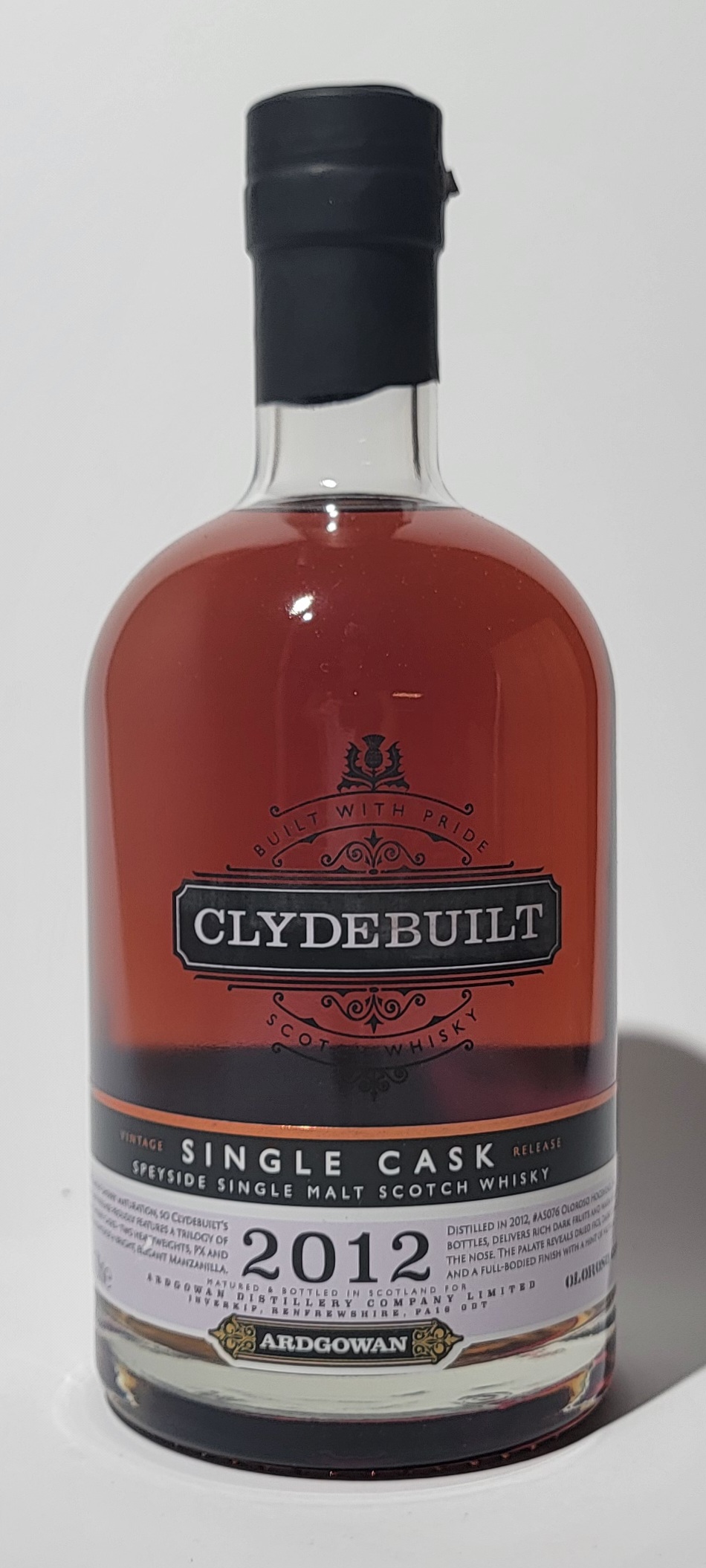 Ardgowan Distillery Clydebuilt 12 Years Old "Trilogy of Sherry" - Oloroso 