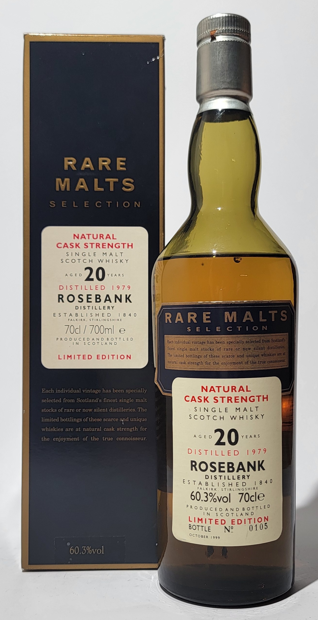 Rare Malts Rosebank 1979 20 Years Old