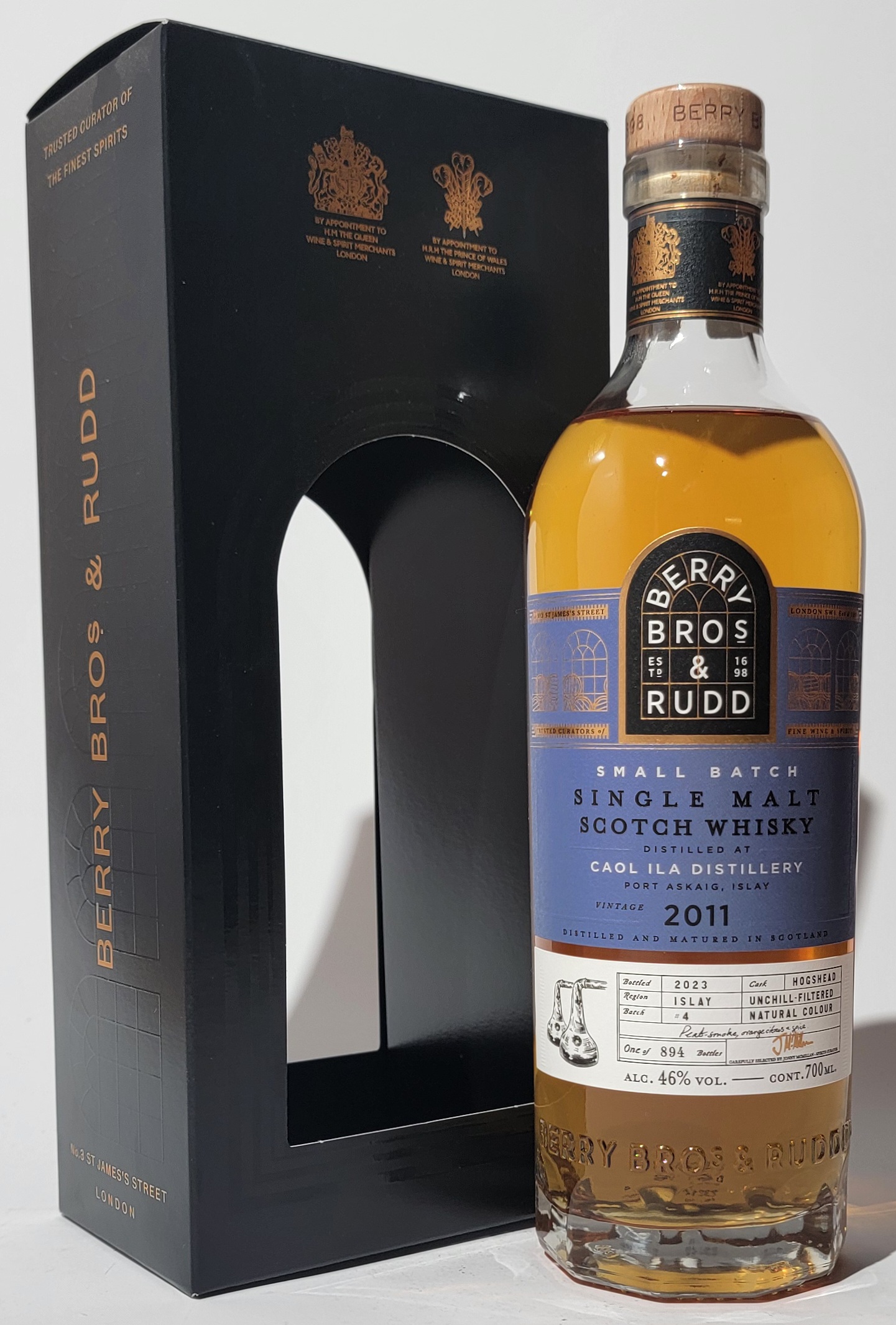 Berry Bros. & Rudd 'Small Batch' Caol Ila 2011 12 Years 