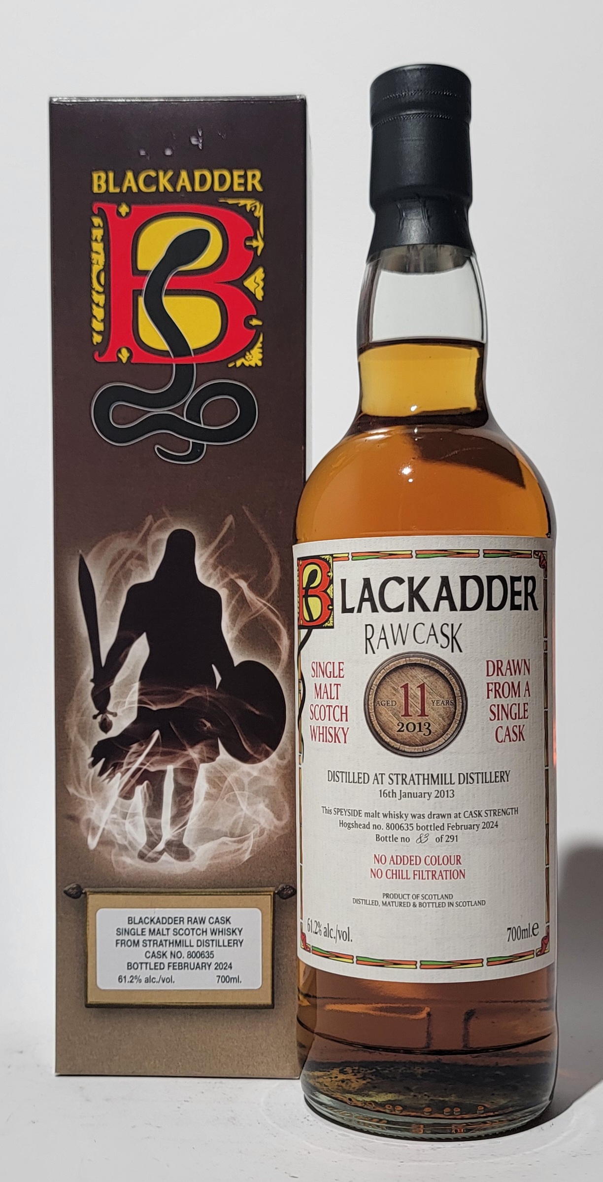 Blackadder Raw Cask Strathmill 2013 11 Years Old