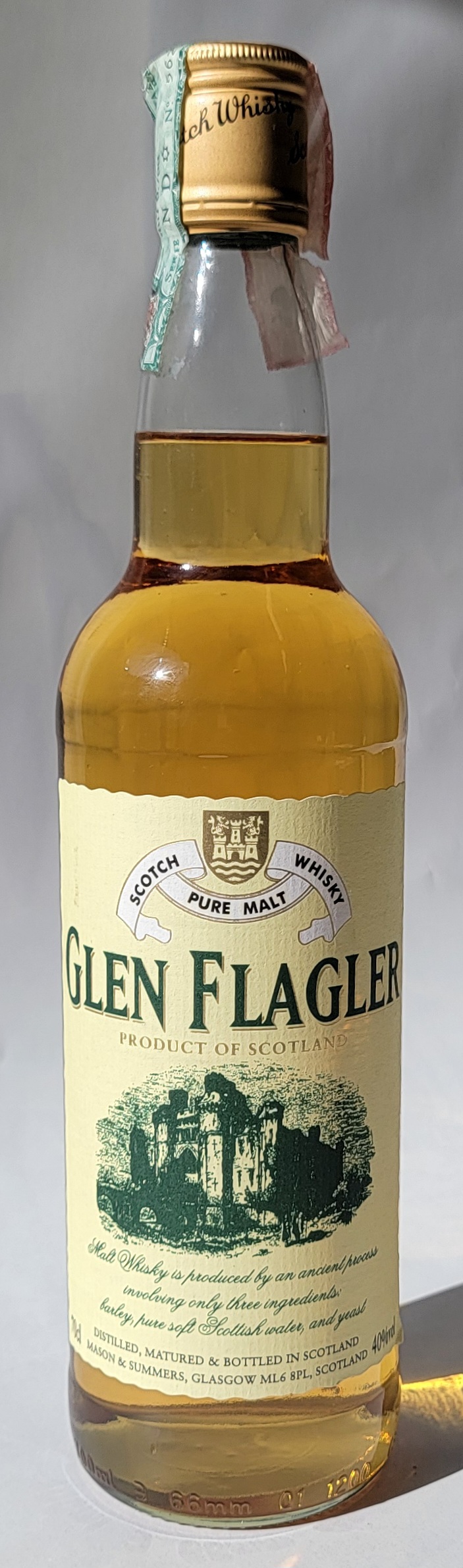 Pure Malt Scotch Whisky Glen Flagler