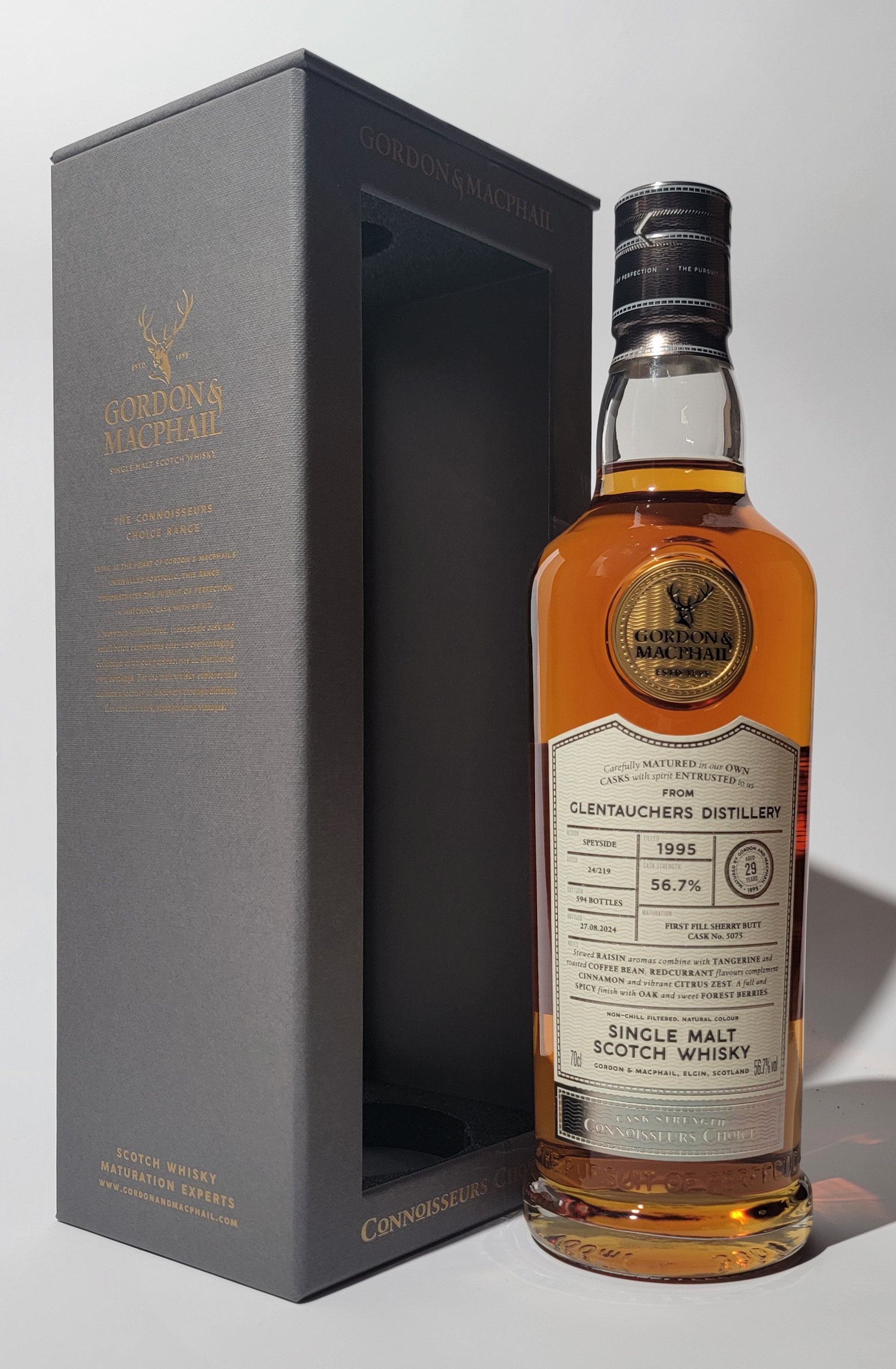 Gordon & MacPhail 'Connoisseurs Choice' Glentauchers 1995 29 Years Old