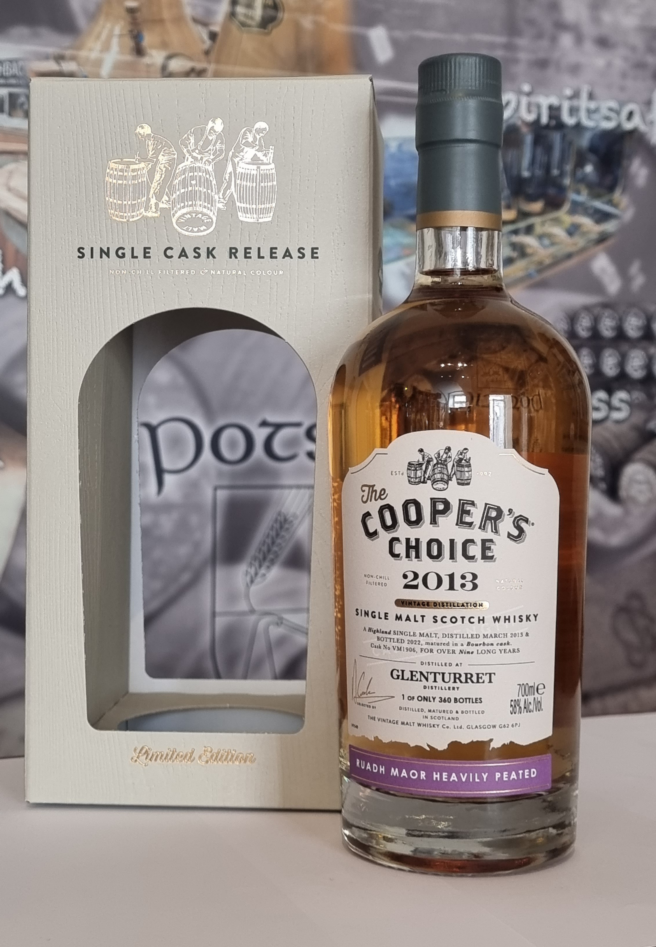The Cooper's Choice Glenturret 2013 9 Years Old
