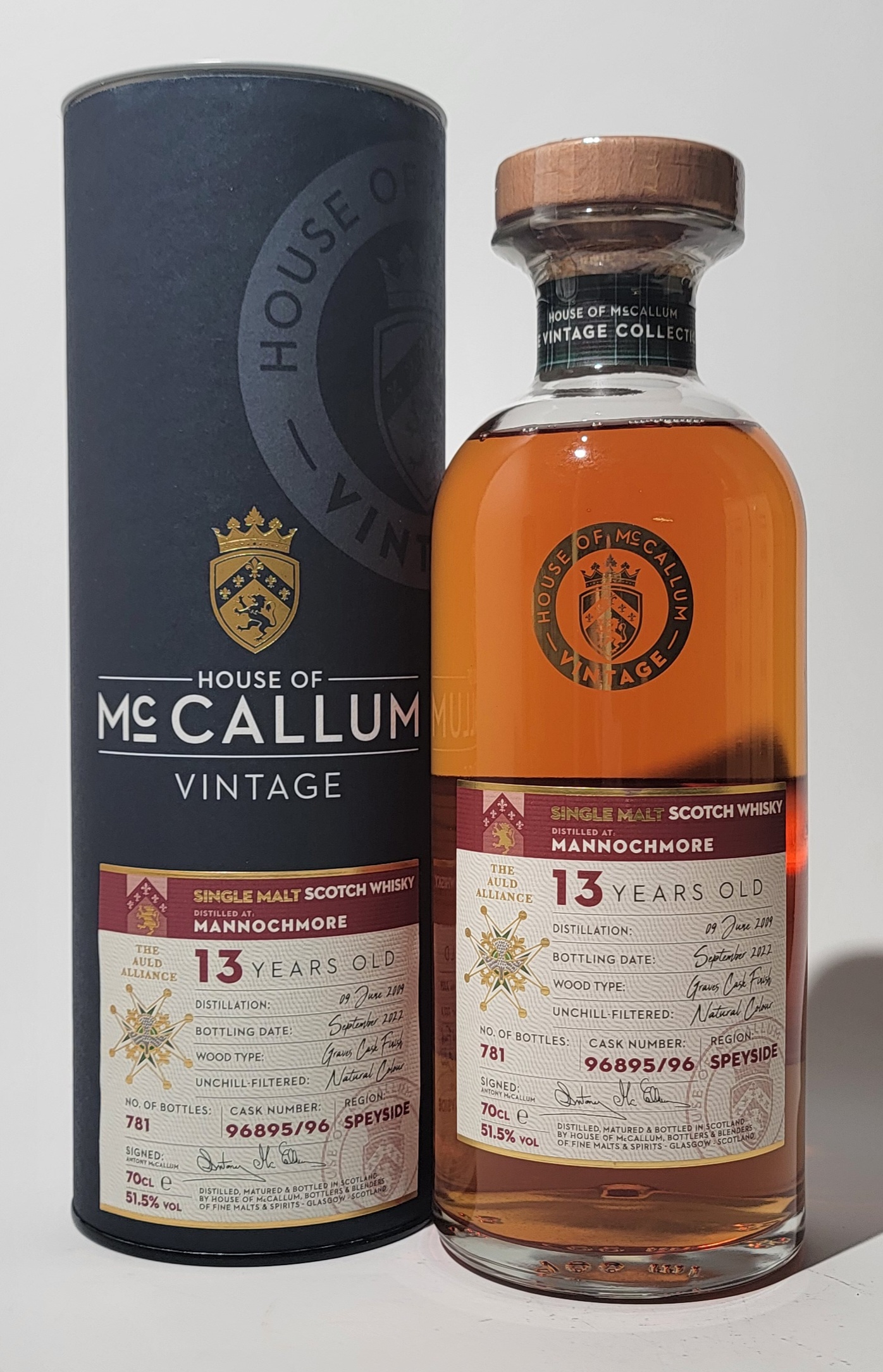 House of McCallum Mannochmore 2009 13 Years Old