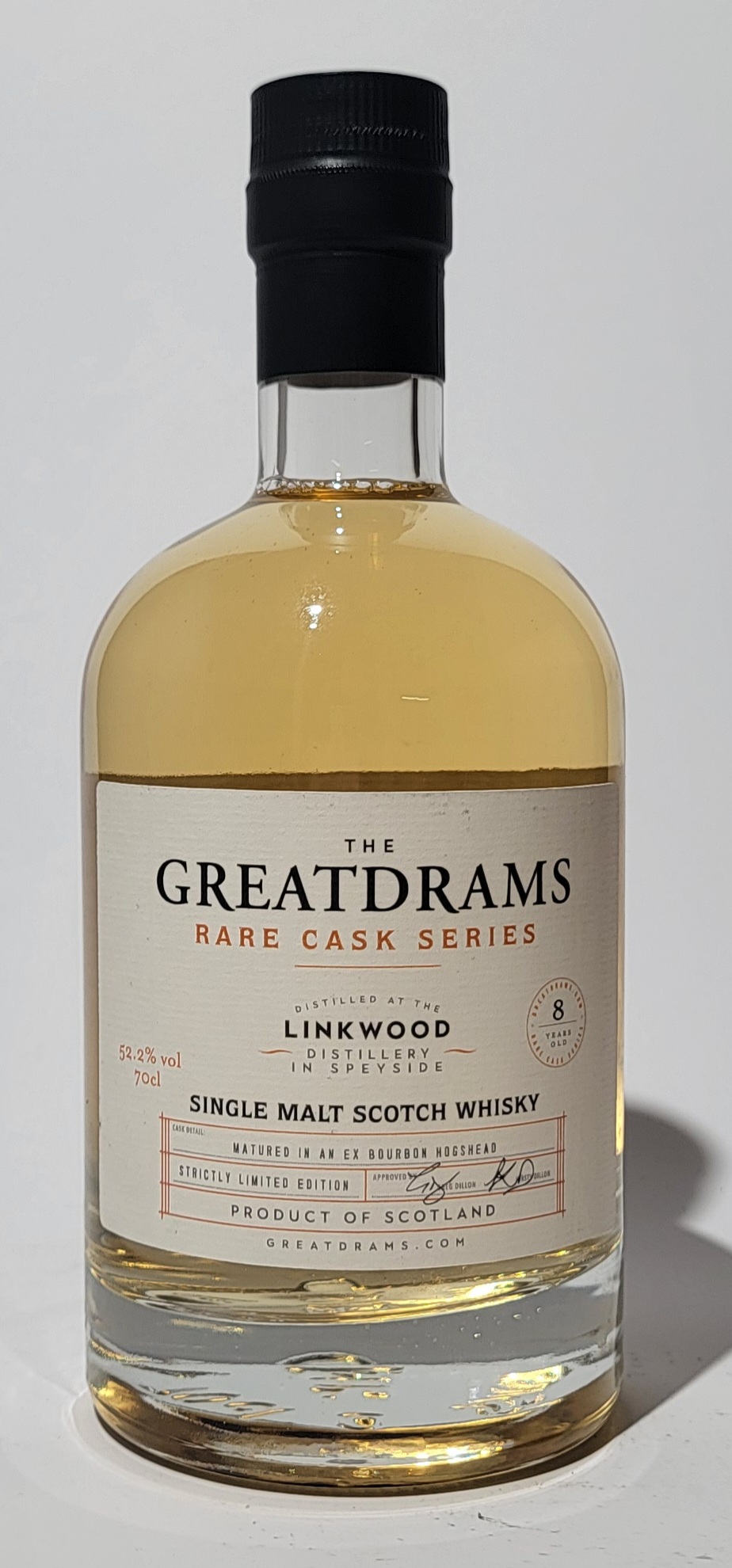 The Greatdrams 'Rare Cask Series' Linkwood 8 Years Old