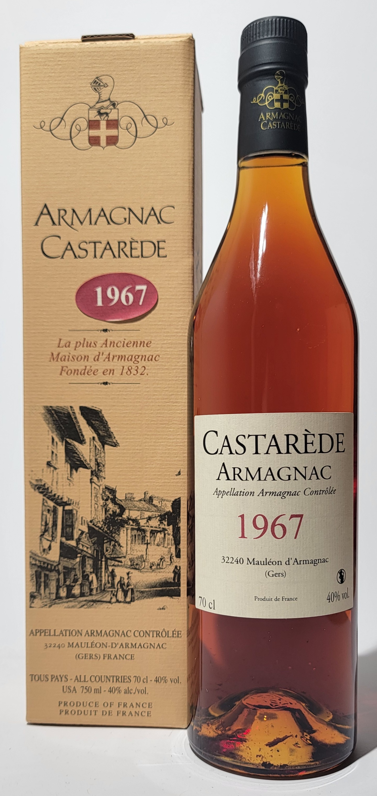 Armagnac Castarede 1967