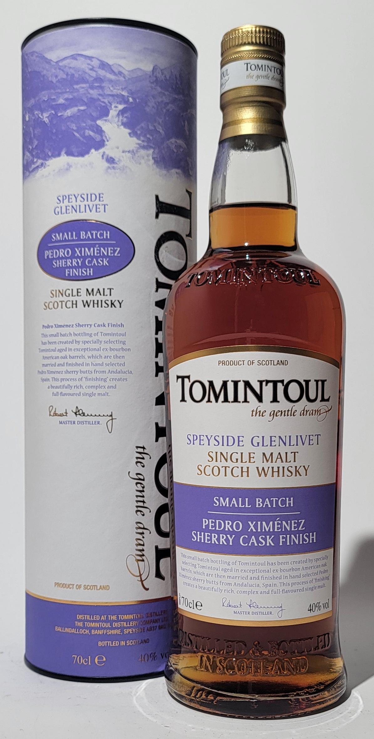 Tomintoul Pedro Ximenez Sherry Cask Finish