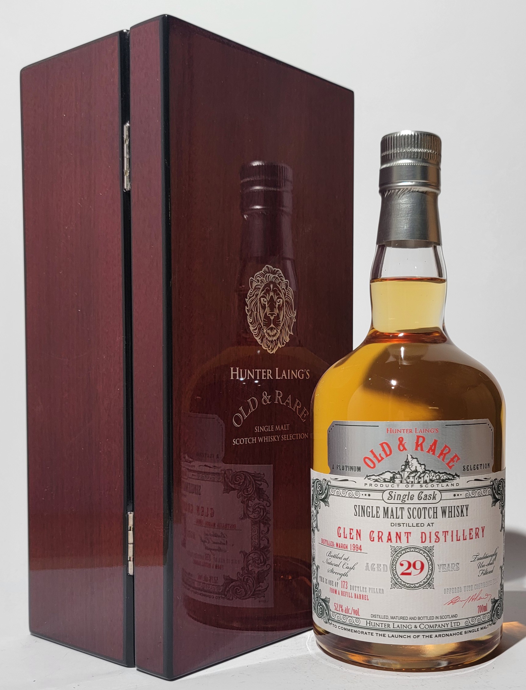 Hunter Laing 'Old & Rare' Glen Grant 1994 29 Years Old