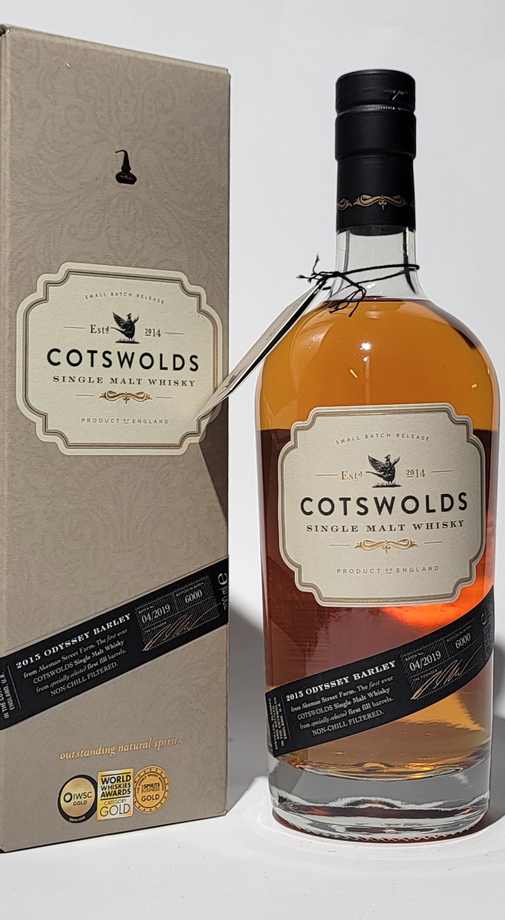 Cotswolds 2015 Odyssey Barley Single Malt
