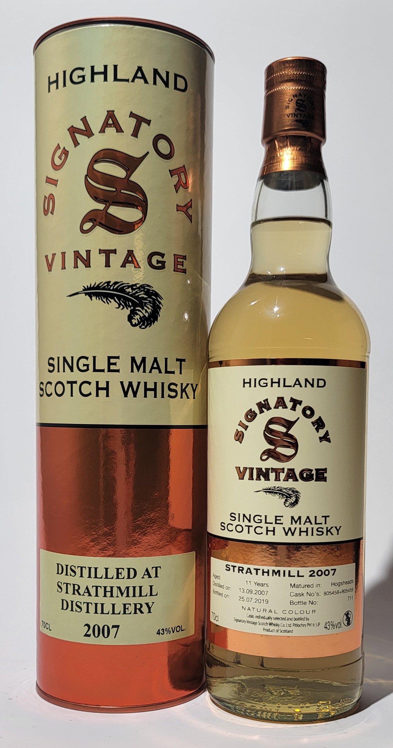 Signatory Vintage Strathmill 2007 11 Years Old