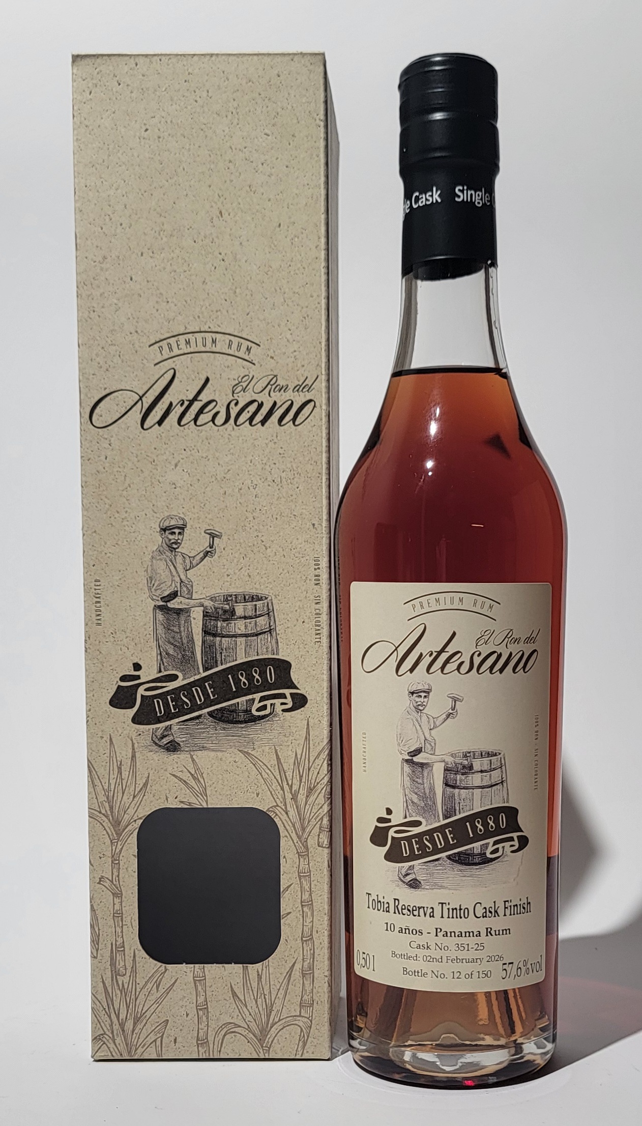 El Ron del Artesano Tobia Reserva Cask