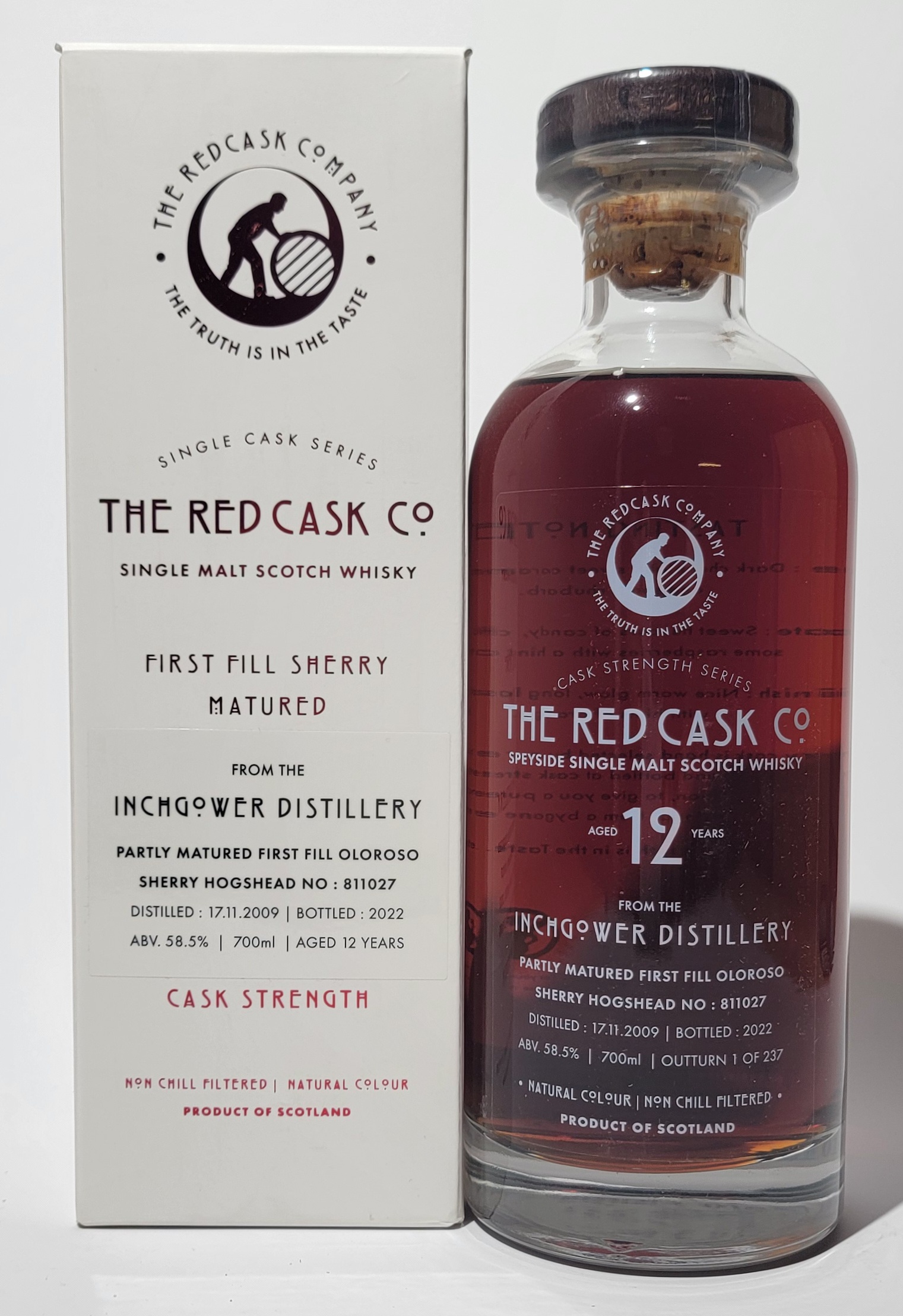 The Red Cask Company Inchgower 2009 12 Years Old