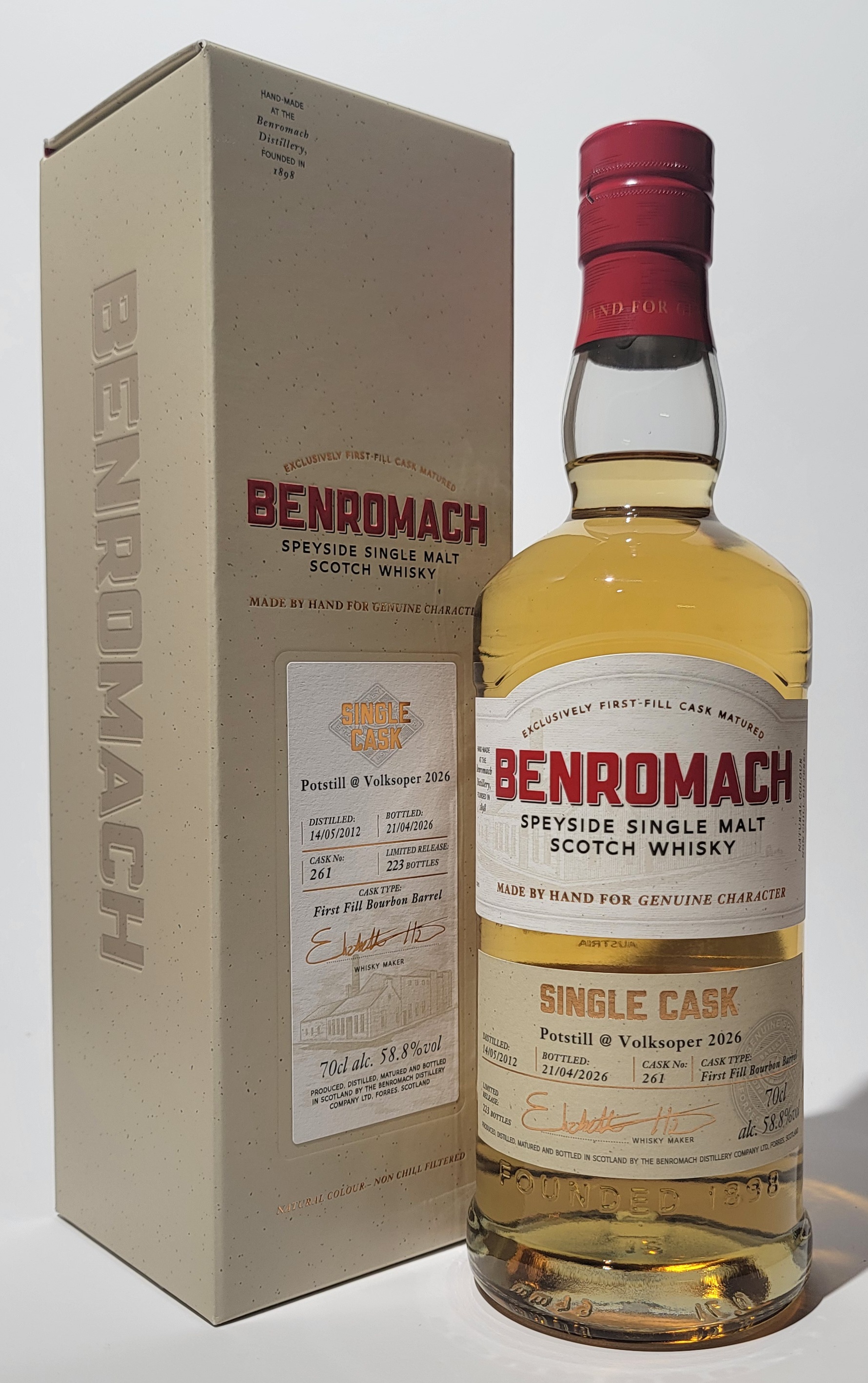 Benromach 'Potstill @ Volksoper' 2012 13 Years Old Single Cask °261