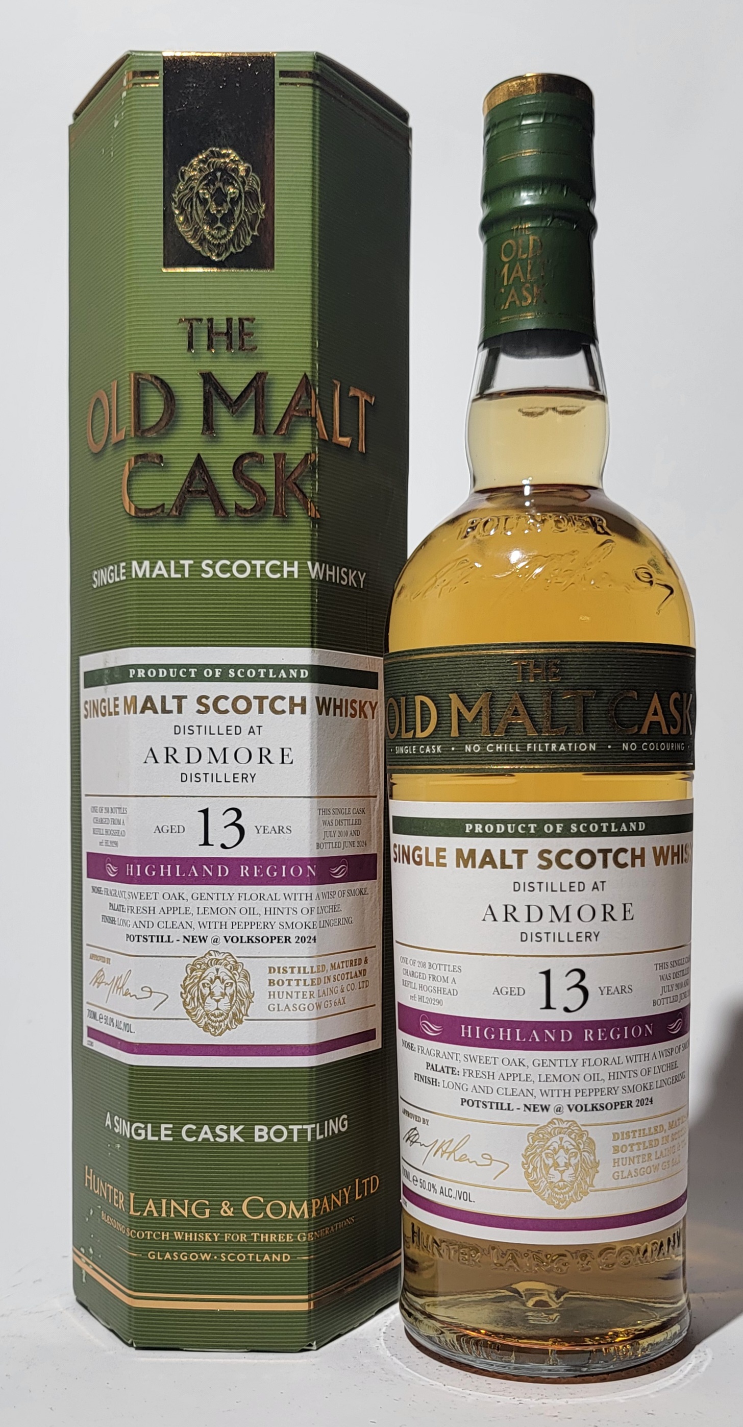 The Old Malt Cask Ardmore 2010 13 Years Old "Potstill@Volksoper"
