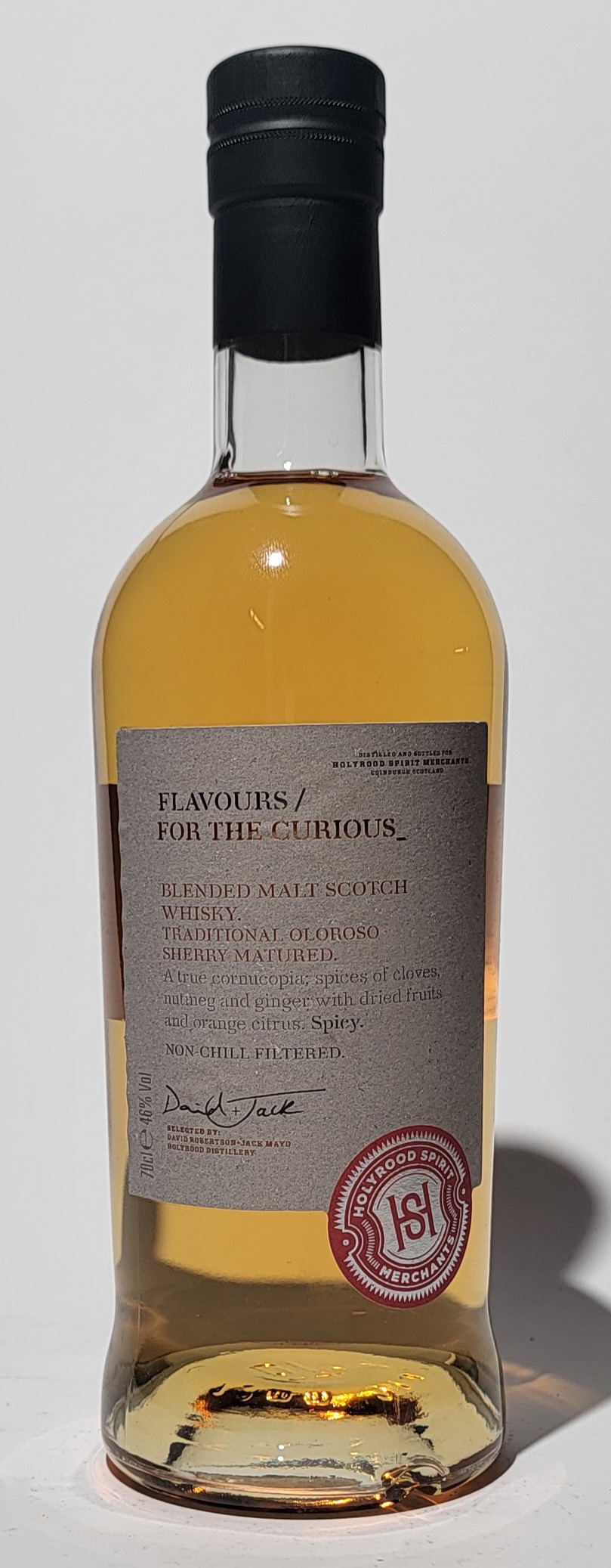 Holyrood Spicy: Blended Malt Scotch Whisky 