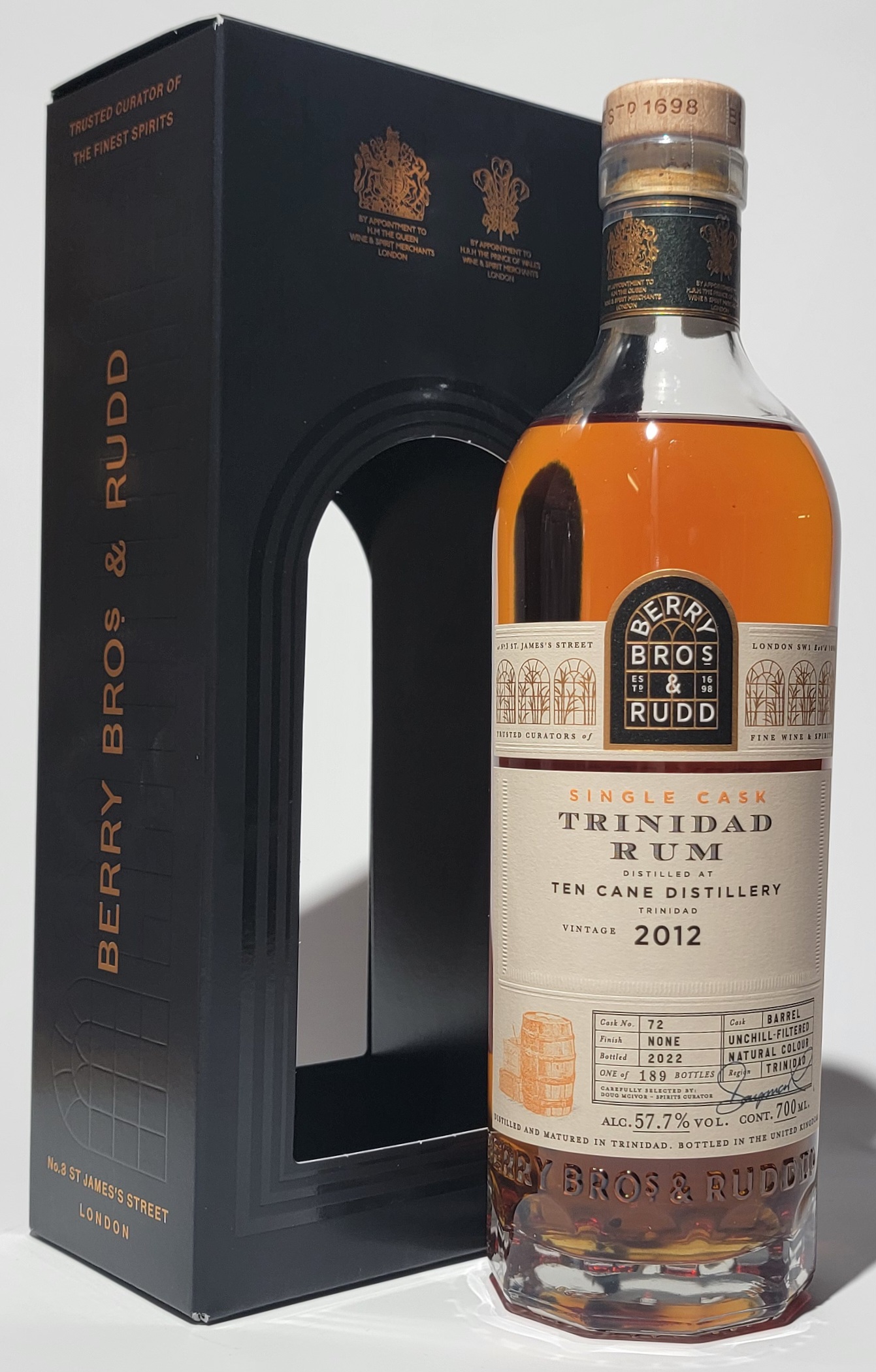 Berry Bros. & Rudd Trinidad Rum 2012