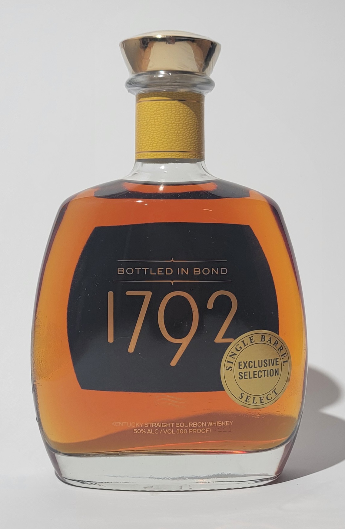 1792 'Bottled in Bond' Kentucky Straigth Bourbon Whiskey